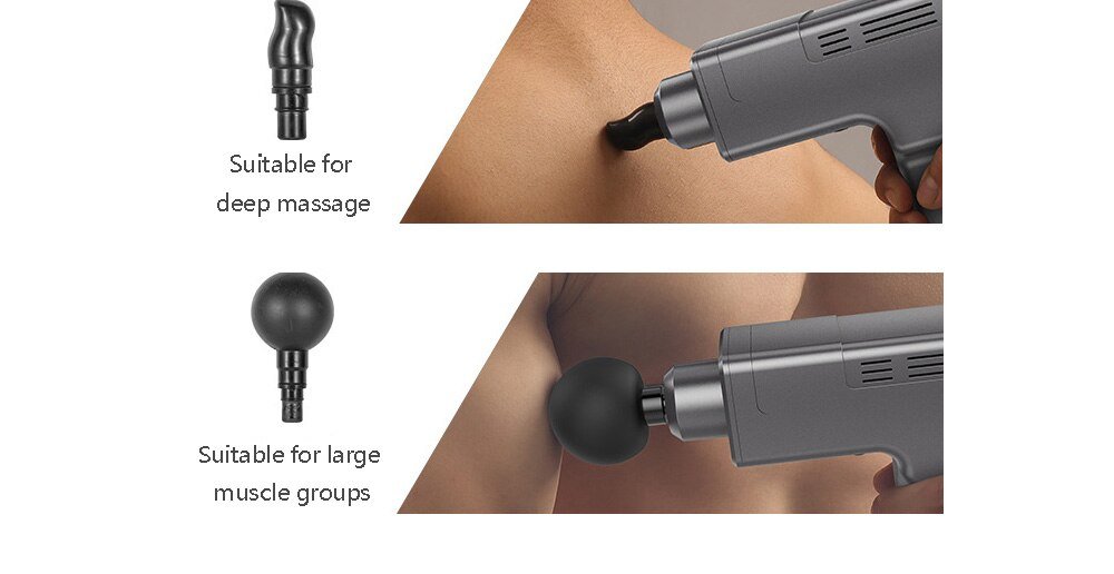 Body Massage Gun LCD Display Exercising Muscle Electric Massager Gun head Massager for Neck and Back Vibrator Slimming Shaping Body Massage Gun LCD Display Exercising Muscle Electric Massager Gun head Massager for Neck and Back Vibrator Slimming Shaping