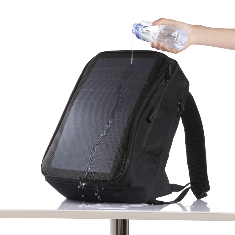 Solar Charging Business Backpack Men 12W Soft Flexible Black High-tec USB Superior bags Super cool different distinctive Design Solar Charging Business Backpack Men 12W Soft Flexible Black High-tec USB Superior bags Super cool different distinctive Design