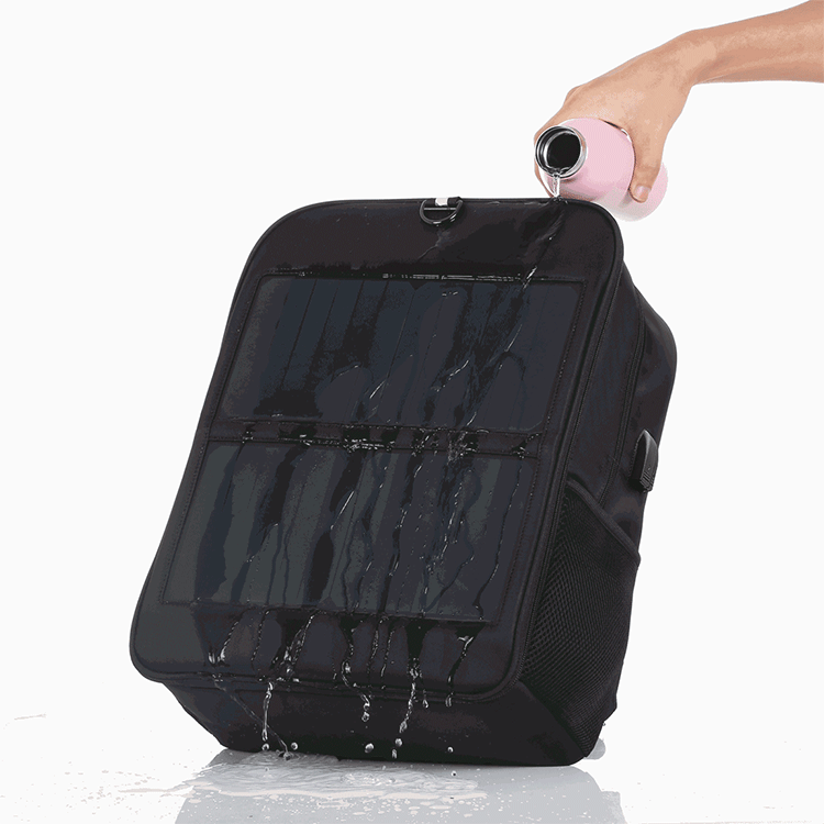 Solar Charging Business Backpack Men 12W Soft Flexible Black High-tec USB Superior bags Super cool different distinctive Design Solar Charging Business Backpack Men 12W Soft Flexible Black High-tec USB Superior bags Super cool different distinctive Design