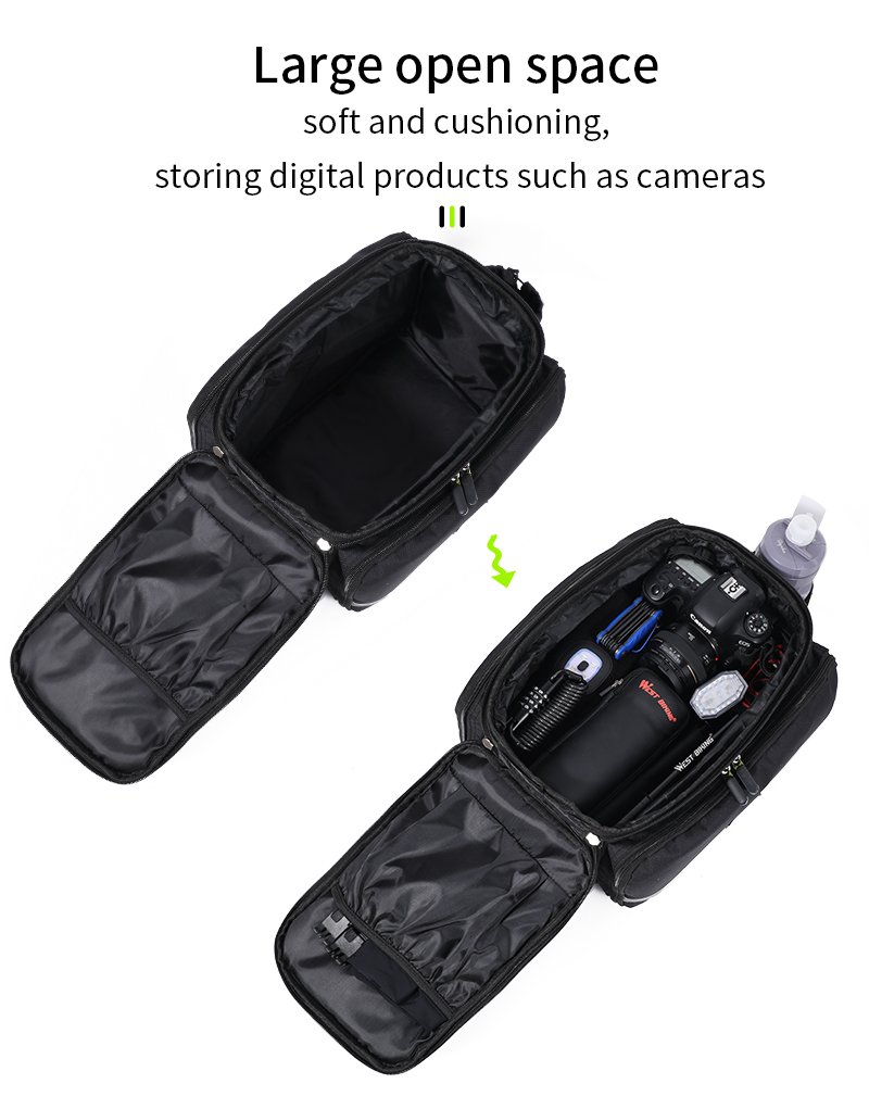 WEST BIKING 3 in 1 Waterproof Bike Trunk Bag MTB Road Bicycle Bag Large Capacity Travel Luggage Carrier Saddle Seat Panniers WEST BIKING 3 in 1 Waterproof Bike Trunk Bag MTB Road Bicycle Bag Large Capacity Travel Luggage Carrier Saddle Seat Panniers